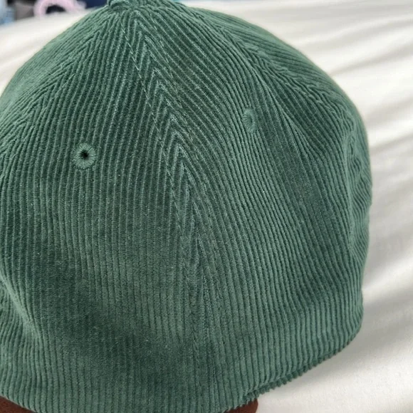 Green Corduroy Dad hat - Picture 4 of 6